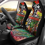 Rabbitohs NRL Celebrating 50 Years of Naidoc Car Seat Cover NAIDOC Week 2025 Aboriginal