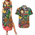 Personalised Rabbitohs NRL Celebrating 50 Years of Naidoc Couples Matching Summer Maxi Dress and Hawaiian Shirt NAIDOC Week 2025 Aboriginal