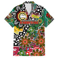 Personalised Rabbitohs NRL Celebrating 50 Years of Naidoc Family Matching Tank Maxi Dress and Hawaiian Shirt NAIDOC Week 2025 Aboriginal