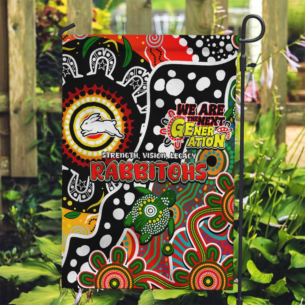 Rabbitohs NRL Celebrating 50 Years of Naidoc Garden Flag NAIDOC Week 2025 Aboriginal