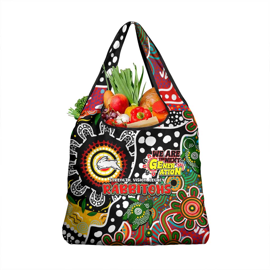 Rabbitohs NRL Celebrating 50 Years of Naidoc Grocery Bag NAIDOC Week 2025 Aboriginal