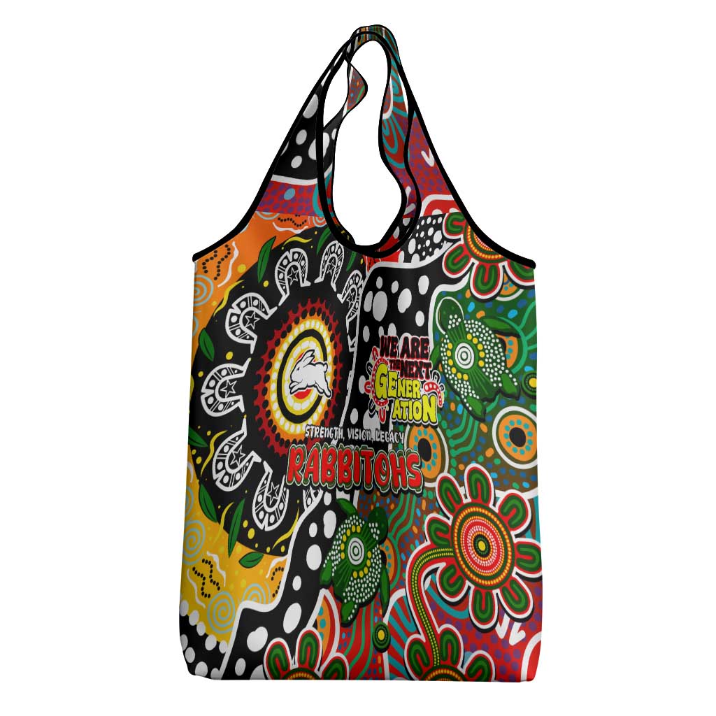 Rabbitohs NRL Celebrating 50 Years of Naidoc Grocery Bag NAIDOC Week 2025 Aboriginal