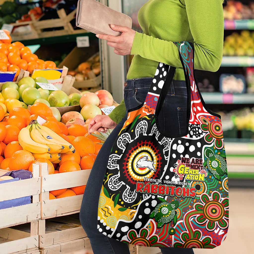 Rabbitohs NRL Celebrating 50 Years of Naidoc Grocery Bag NAIDOC Week 2025 Aboriginal