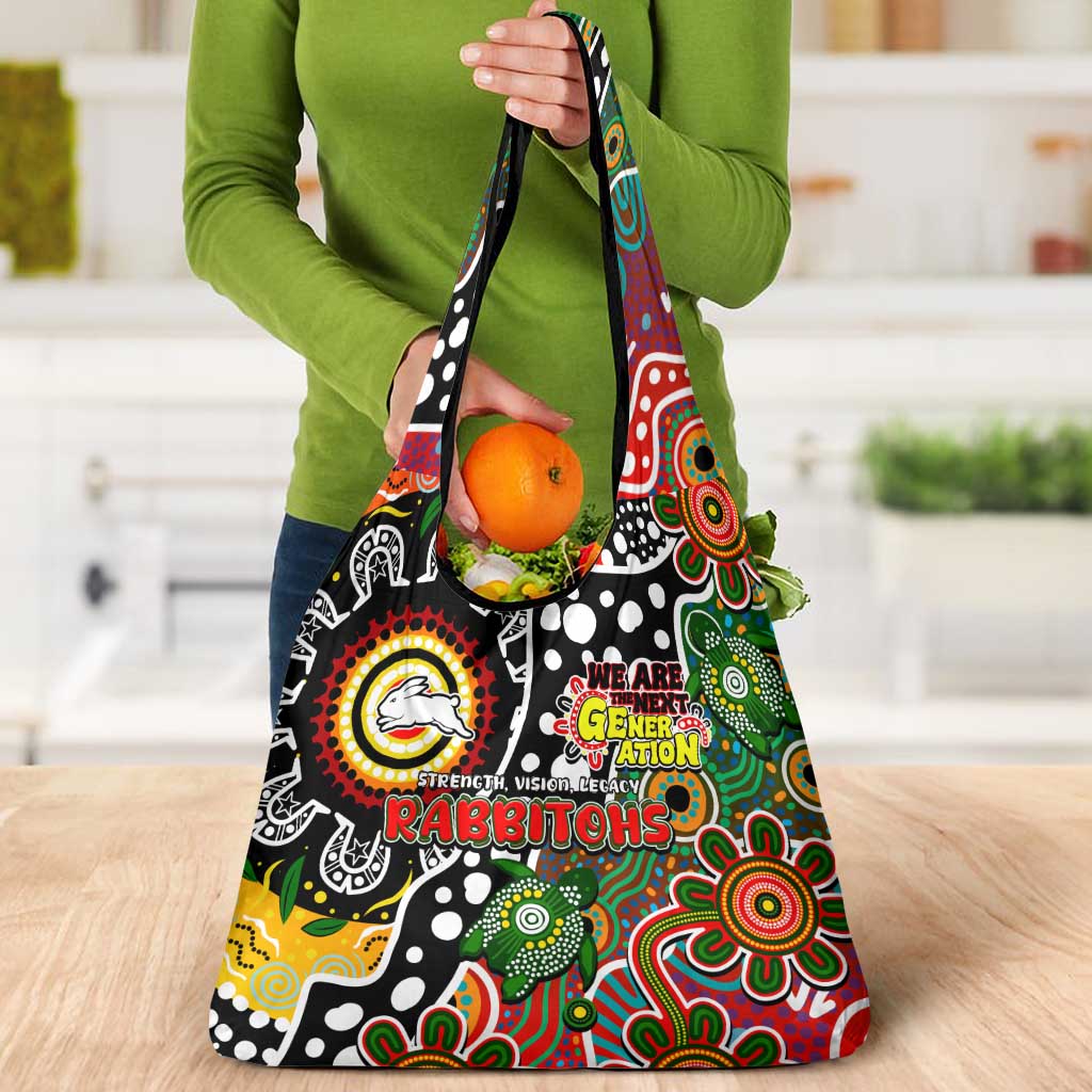 Rabbitohs NRL Celebrating 50 Years of Naidoc Grocery Bag NAIDOC Week 2025 Aboriginal