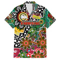 Personalised Rabbitohs NRL Celebrating 50 Years of Naidoc Hawaiian Shirt NAIDOC Week 2025 Aboriginal