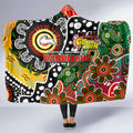 Rabbitohs NRL Celebrating 50 Years of Naidoc Hooded Blanket NAIDOC Week 2025 Aboriginal