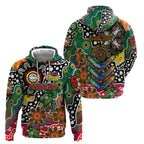 Personalised Rabbitohs NRL Celebrating 50 Years of Naidoc Hoodie NAIDOC Week 2025 Aboriginal