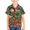 Personalised Rabbitohs NRL Celebrating 50 Years of Naidoc Kid Hawaiian Shirt NAIDOC Week 2025 Aboriginal