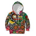 Personalised Rabbitohs NRL Celebrating 50 Years of Naidoc Kid Hoodie NAIDOC Week 2025 Aboriginal