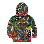 Personalised Rabbitohs NRL Celebrating 50 Years of Naidoc Kid Hoodie NAIDOC Week 2025 Aboriginal
