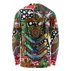 Personalised Rabbitohs NRL Celebrating 50 Years of Naidoc Long Sleeve Shirt NAIDOC Week 2025 Aboriginal