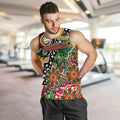 Personalised Rabbitohs NRL Celebrating 50 Years of Naidoc Men Tank Top NAIDOC Week 2025 Aboriginal