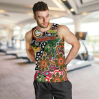 Personalised Rabbitohs NRL Celebrating 50 Years of Naidoc Men Tank Top NAIDOC Week 2025 Aboriginal