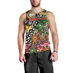Personalised Rabbitohs NRL Celebrating 50 Years of Naidoc Men Tank Top NAIDOC Week 2025 Aboriginal