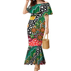 Personalised Rabbitohs NRL Celebrating 50 Years of Naidoc Mermaid Dress NAIDOC Week 2025 Aboriginal