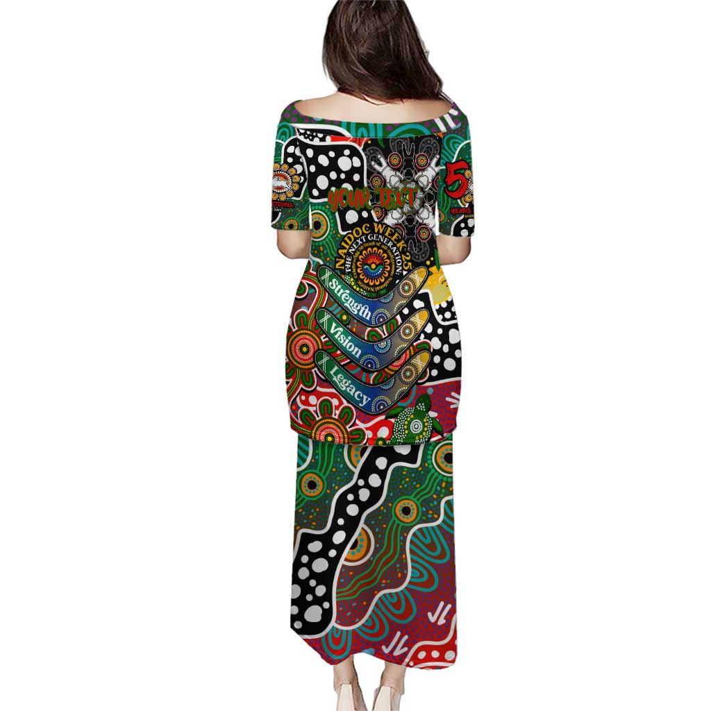 Personalised Rabbitohs NRL Celebrating 50 Years of Naidoc Puletasi NAIDOC Week 2025 Aboriginal