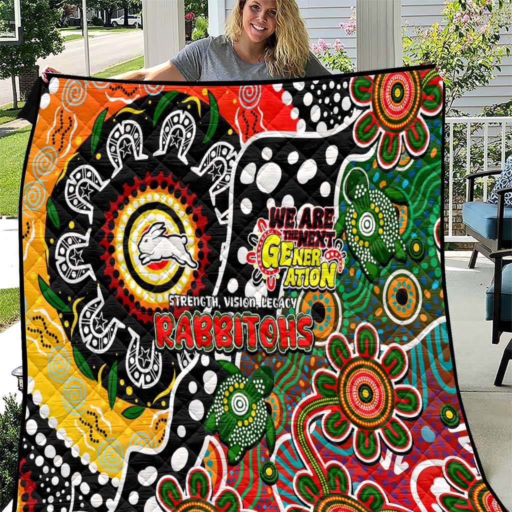 Rabbitohs NRL Celebrating 50 Years of Naidoc Quilt NAIDOC Week 2025 Aboriginal