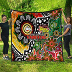 Rabbitohs NRL Celebrating 50 Years of Naidoc Quilt NAIDOC Week 2025 Aboriginal