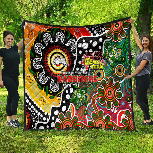 Rabbitohs NRL Celebrating 50 Years of Naidoc Quilt NAIDOC Week 2025 Aboriginal