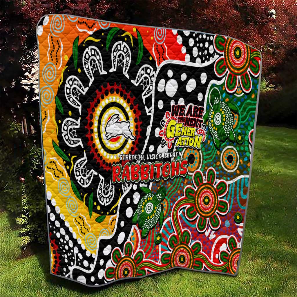 Rabbitohs NRL Celebrating 50 Years of Naidoc Quilt NAIDOC Week 2025 Aboriginal