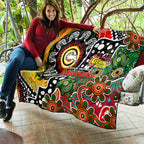 Rabbitohs NRL Celebrating 50 Years of Naidoc Quilt NAIDOC Week 2025 Aboriginal