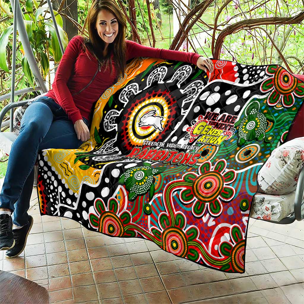 Rabbitohs NRL Celebrating 50 Years of Naidoc Quilt NAIDOC Week 2025 Aboriginal