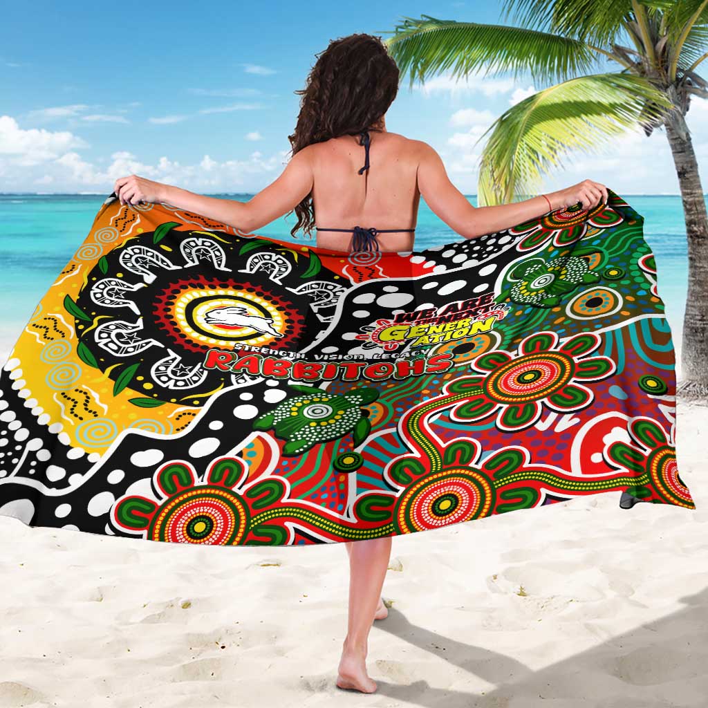Rabbitohs NRL Celebrating 50 Years of Naidoc Sarong NAIDOC Week 2025 Aboriginal