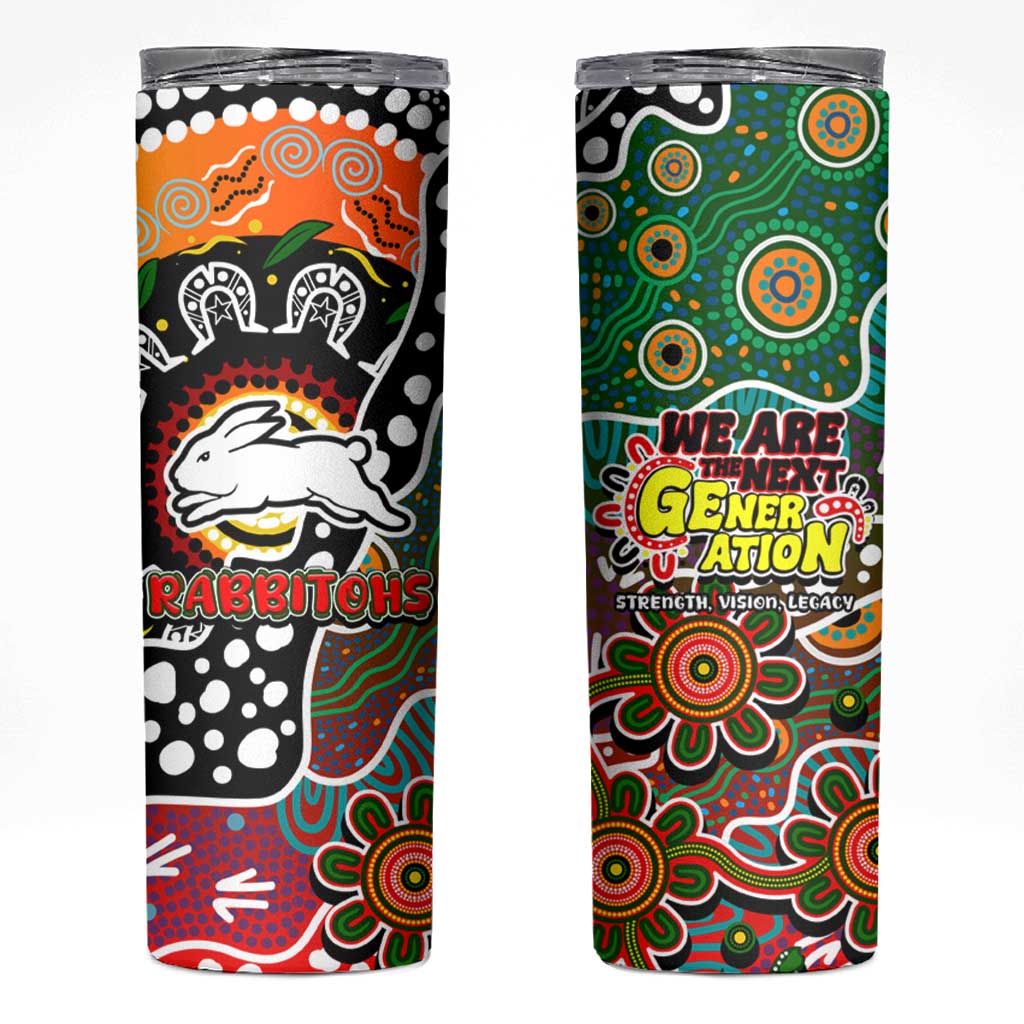 Rabbitohs NRL Celebrating 50 Years of Naidoc Skinny Tumbler NAIDOC Week 2025 Aboriginal