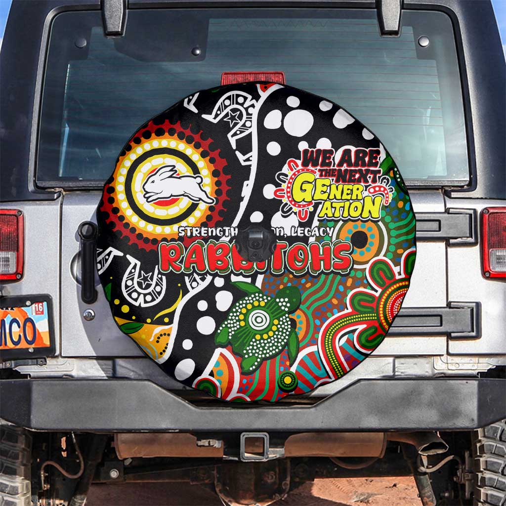 Rabbitohs NRL Celebrating 50 Years of Naidoc Spare Tire Cover NAIDOC Week 2025 Aboriginal