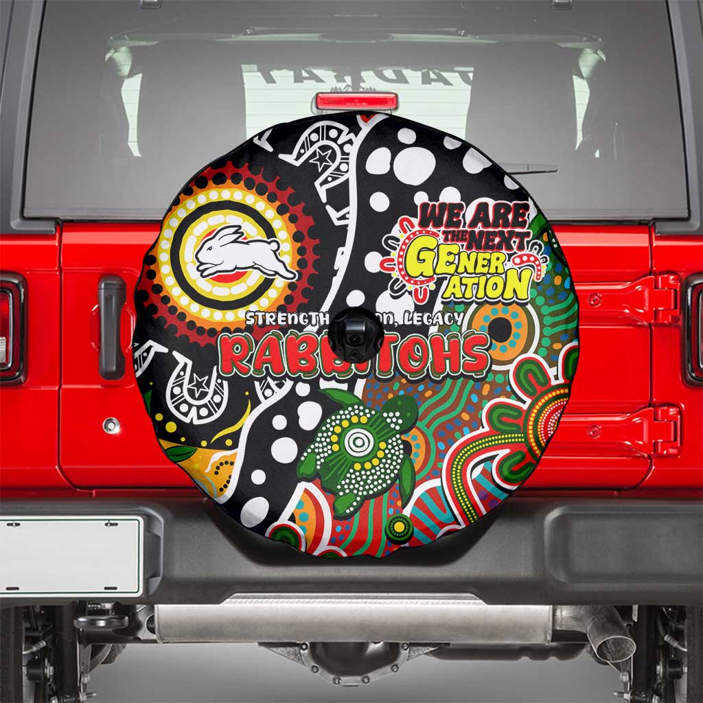 Rabbitohs NRL Celebrating 50 Years of Naidoc Spare Tire Cover NAIDOC Week 2025 Aboriginal