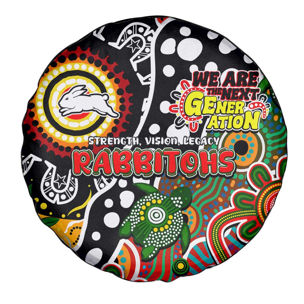 Rabbitohs NRL Celebrating 50 Years of Naidoc Spare Tire Cover NAIDOC Week 2025 Aboriginal