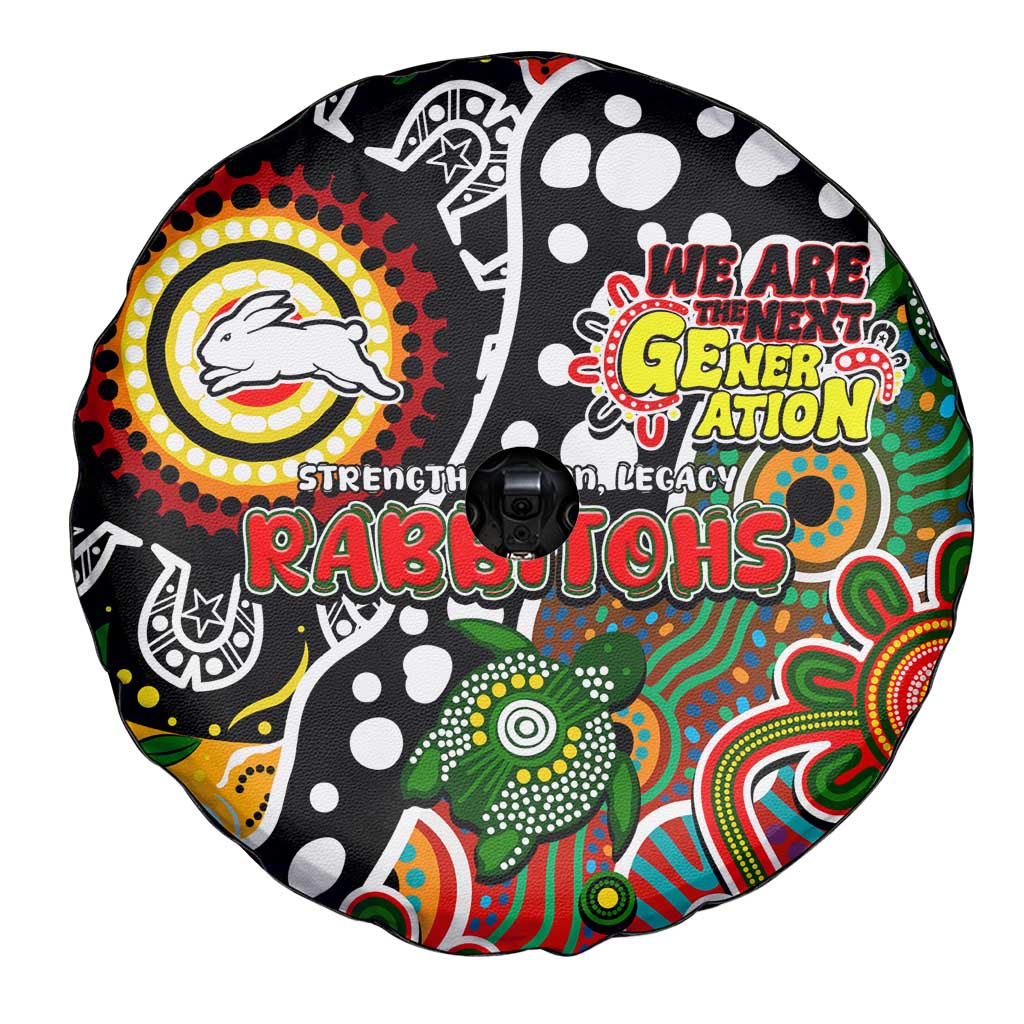 Rabbitohs NRL Celebrating 50 Years of Naidoc Spare Tire Cover NAIDOC Week 2025 Aboriginal