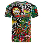 Personalised Rabbitohs NRL Celebrating 50 Years of Naidoc T Shirt NAIDOC Week 2025 Aboriginal