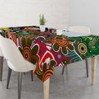 Rabbitohs NRL Celebrating 50 Years of Naidoc Tablecloth NAIDOC Week 2025 Aboriginal