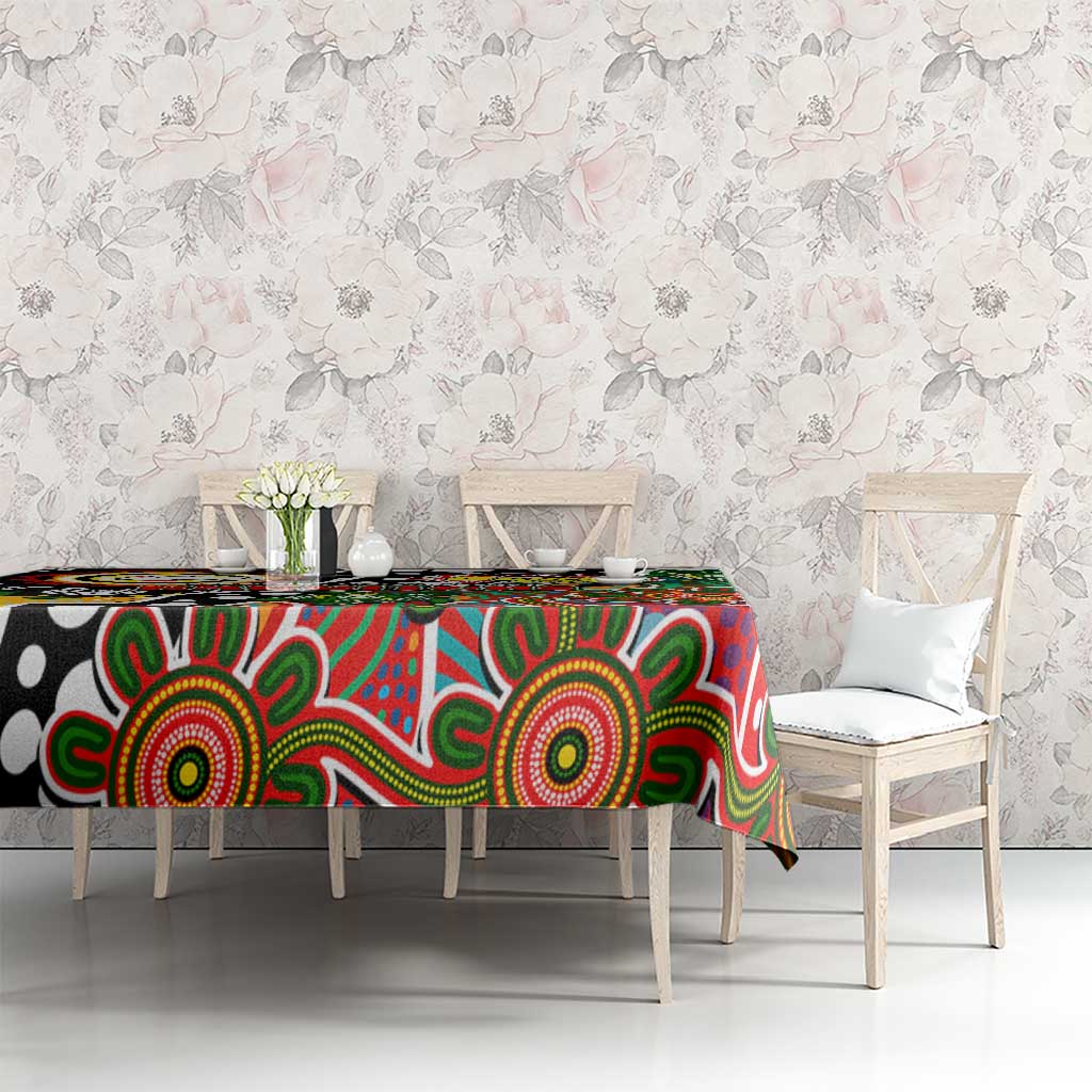 Rabbitohs NRL Celebrating 50 Years of Naidoc Tablecloth NAIDOC Week 2025 Aboriginal
