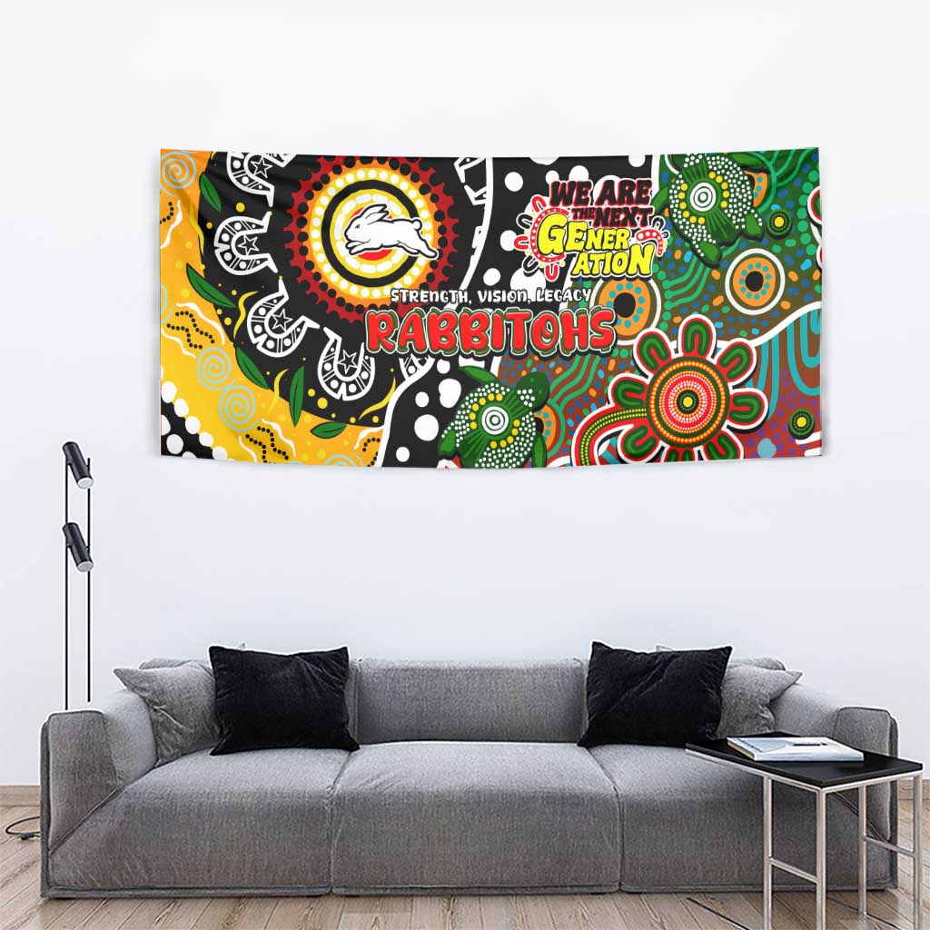 Rabbitohs NRL Celebrating 50 Years of Naidoc Tapestry NAIDOC Week 2025 Aboriginal