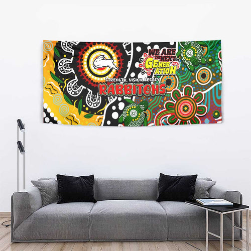 Rabbitohs NRL Celebrating 50 Years of Naidoc Tapestry NAIDOC Week 2025 Aboriginal