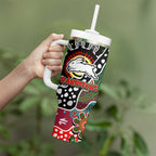 Rabbitohs NRL Celebrating 50 Years of Naidoc Tumbler With Handle NAIDOC Week 2025 Aboriginal