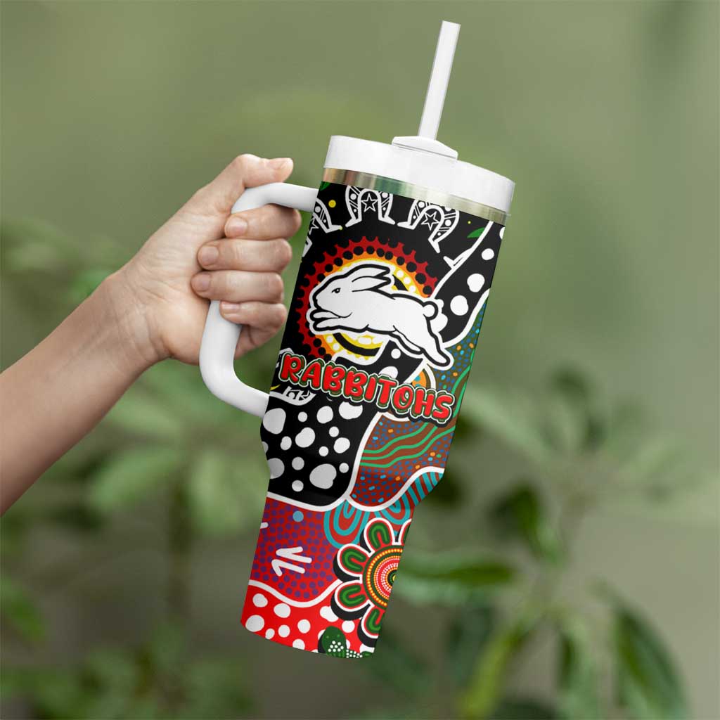 Rabbitohs NRL Celebrating 50 Years of Naidoc Tumbler With Handle NAIDOC Week 2025 Aboriginal