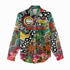 Personalised Rabbitohs NRL Celebrating 50 Years of Naidoc Women Casual Shirt NAIDOC Week 2025 Aboriginal