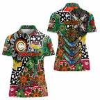 Personalised Rabbitohs NRL Celebrating 50 Years of Naidoc Women Polo Shirt NAIDOC Week 2025 Aboriginal