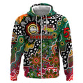 Personalised Rabbitohs NRL Celebrating 50 Years of Naidoc Zip Hoodie NAIDOC Week 2025 Aboriginal