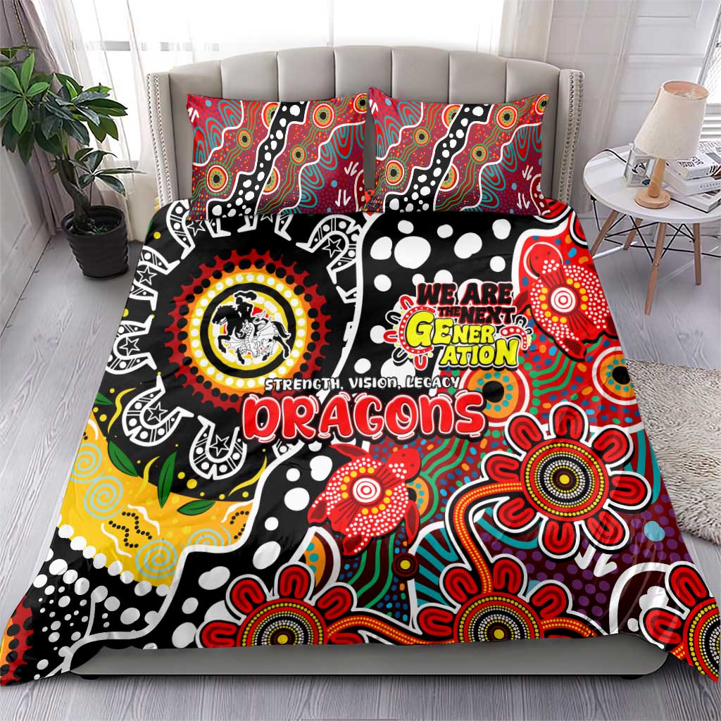 Dragons NRL Celebrating 50 Years of Naidoc Bedding Set NAIDOC Week 2025 Aboriginal