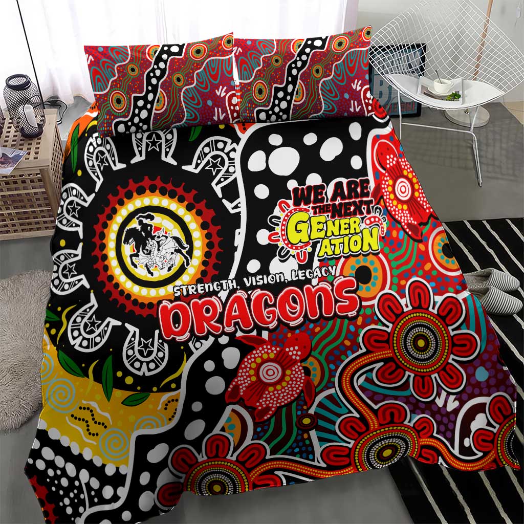 Dragons NRL Celebrating 50 Years of Naidoc Bedding Set NAIDOC Week 2025 Aboriginal