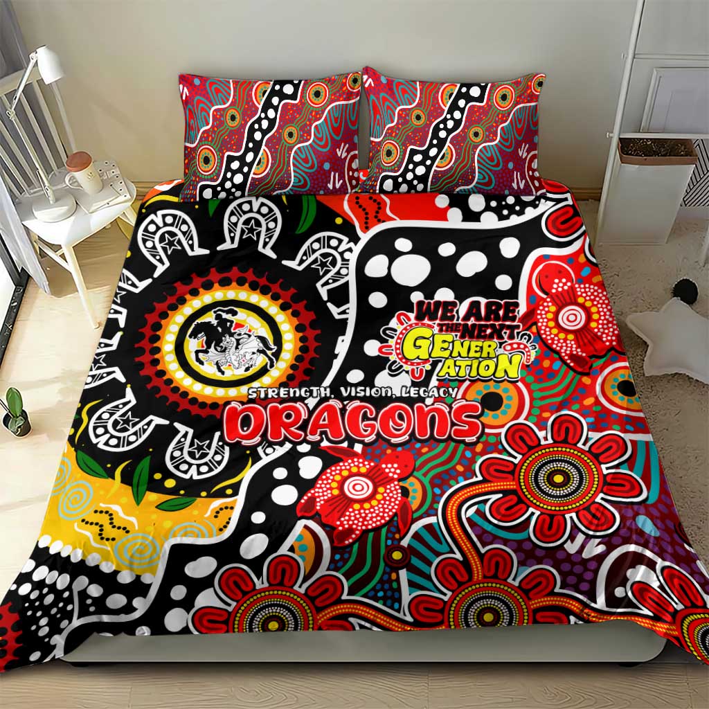 Dragons NRL Celebrating 50 Years of Naidoc Bedding Set NAIDOC Week 2025 Aboriginal