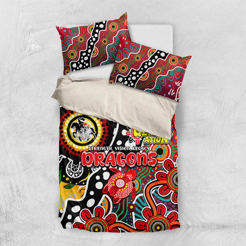 Dragons NRL Celebrating 50 Years of Naidoc Bedding Set NAIDOC Week 2025 Aboriginal