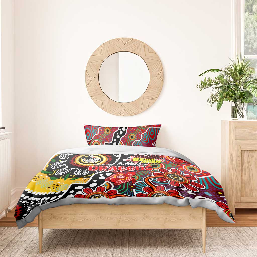 Dragons NRL Celebrating 50 Years of Naidoc Bedding Set NAIDOC Week 2025 Aboriginal