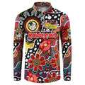 Personalised Dragons NRL Celebrating 50 Years of Naidoc Button Sweatshirt NAIDOC Week 2025 Aboriginal