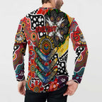 Personalised Dragons NRL Celebrating 50 Years of Naidoc Button Sweatshirt NAIDOC Week 2025 Aboriginal