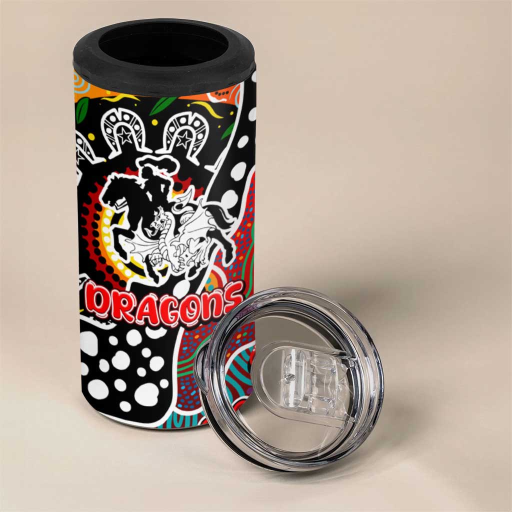 Dragons NRL Celebrating 50 Years of Naidoc 4 in 1 Can Cooler Tumbler NAIDOC Week 2025 Aboriginal